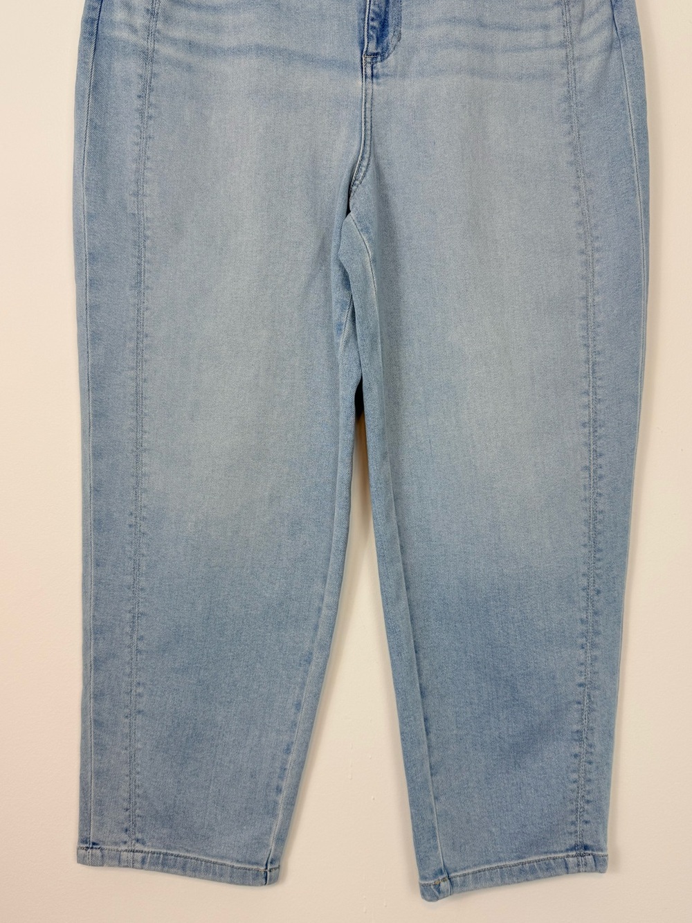 Talbots Relaxed Barrel Jean Denim Ankle Length High Waist Women's 14 Petite. NWT - Picture 4 of 14